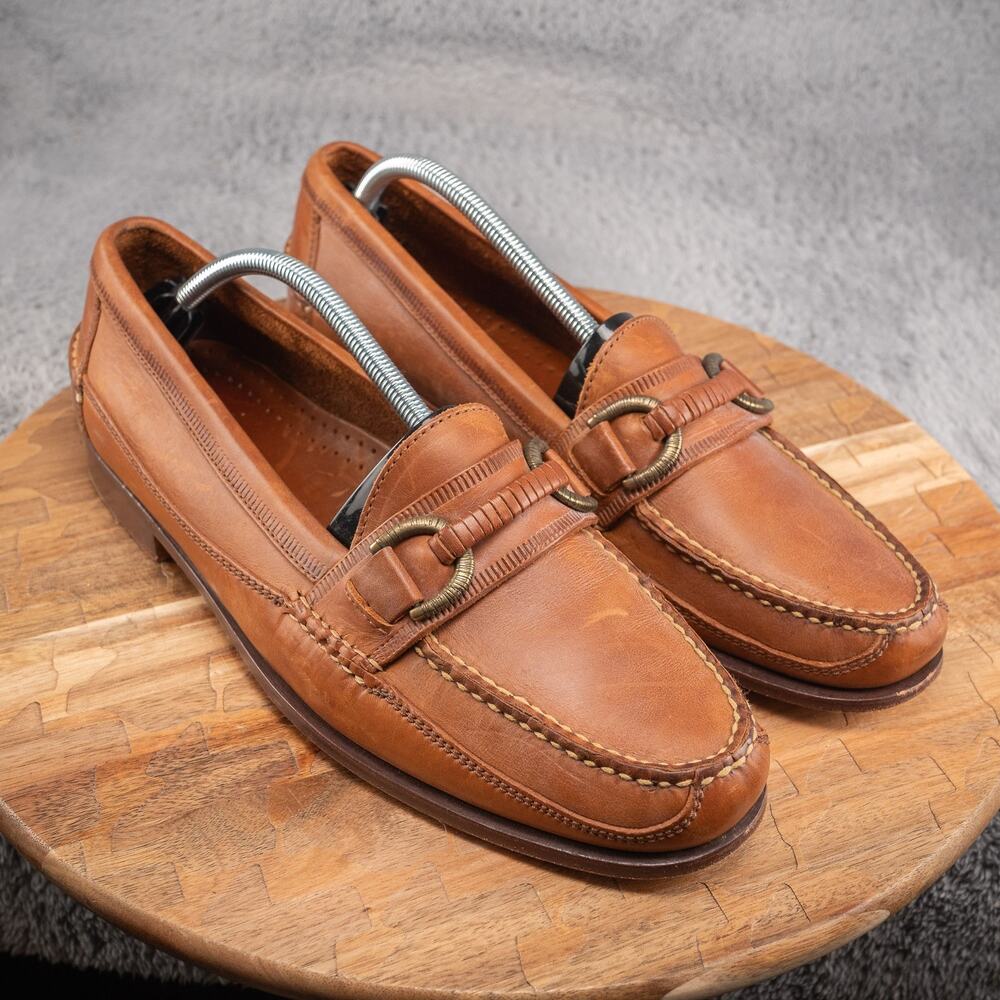Cole Haan Men Shoe Country Size 12 D Brown Loafer Horsebit Preppy Brazil